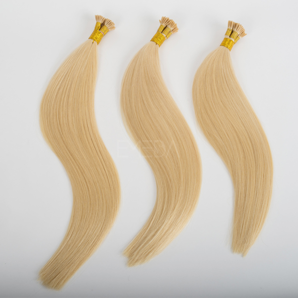 I tip pre bonded 613 color silky straight hair extension CX045